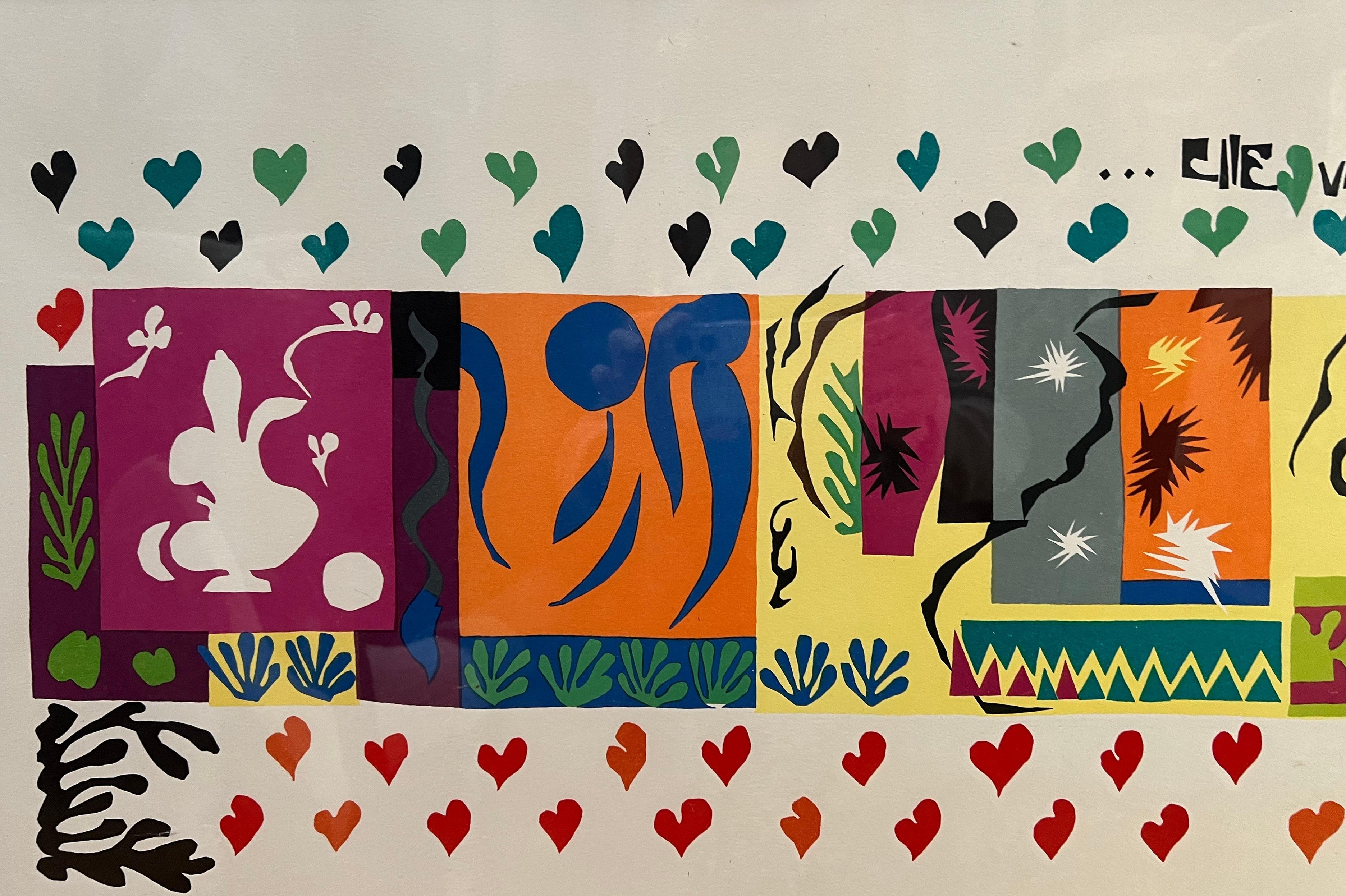 Here is a beautiful lithograph by one of the most famous artists of the 20th century, Henri Matisse. The gorgeous, signed print entitled 