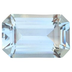 10.10 Carat Natural Loose Aquamarine Emerald Shape Gemstone