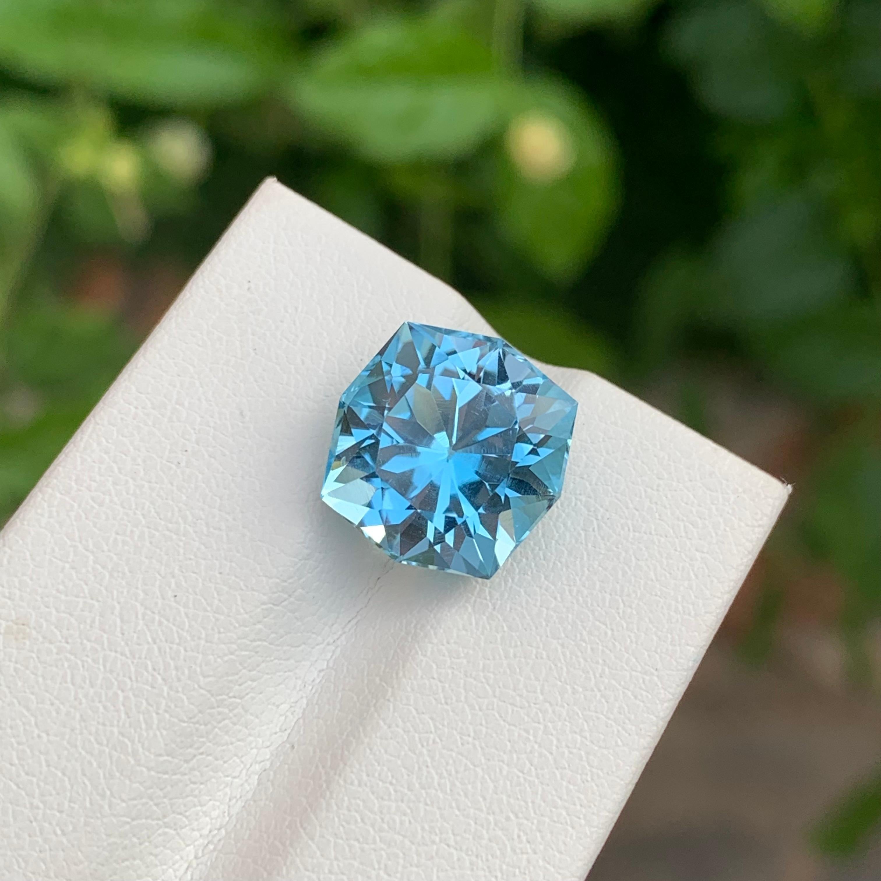 Loser Blautopas

Gewicht: 10,10 Karat
Abmessungen: 12.7 x 12.4 x 8.9 Mm
Herkunft: Brasilien
Form: Achteck 
Farbe: Blau
Zertifikat: Auf Anfrage

Vorteile des Tragens von blauem Topas Stein:
Sie hilft, die Kommunikation und den Selbstausdruck zu