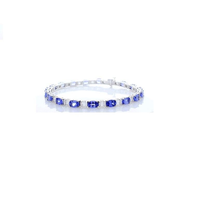 tanzanite baguette