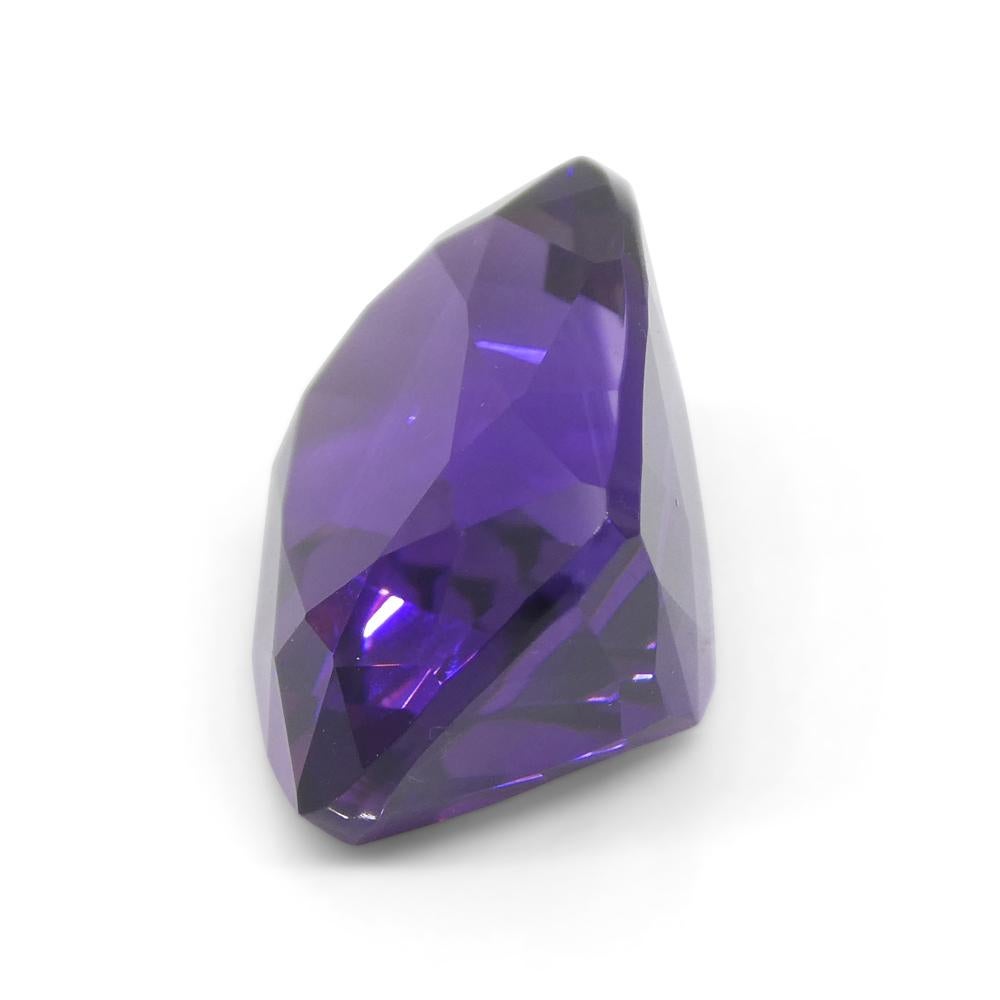 10.11ct Cushion Purple Amethyst from Uruguay For Sale 5