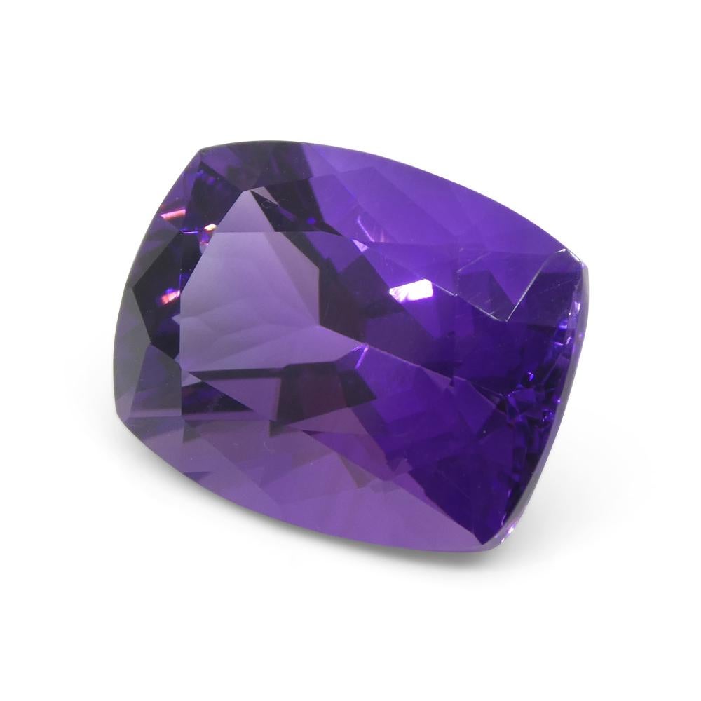 10.11ct Cushion Purple Amethyst from Uruguay For Sale 6