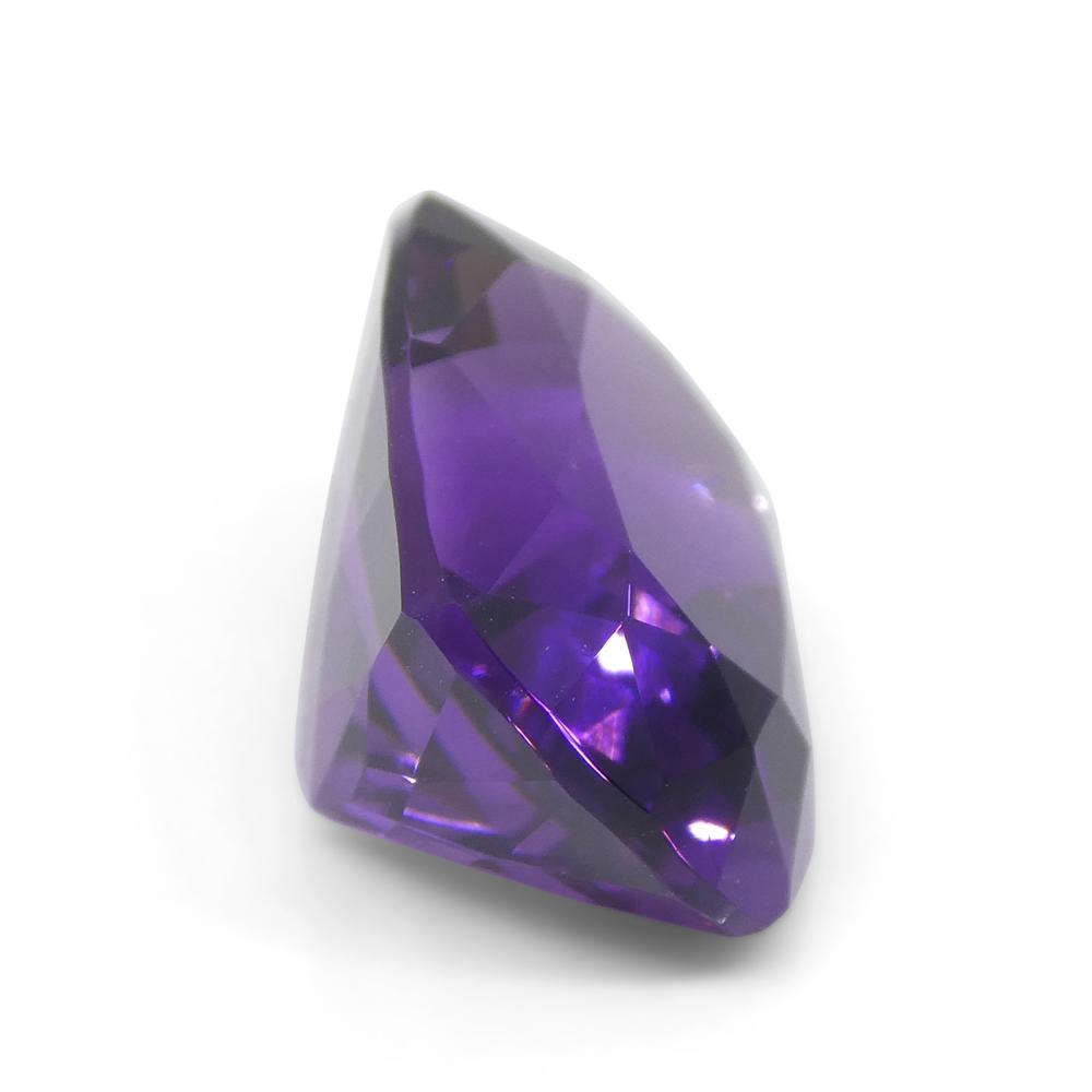 10.11ct Cushion Purple Amethyst from Uruguay For Sale 3
