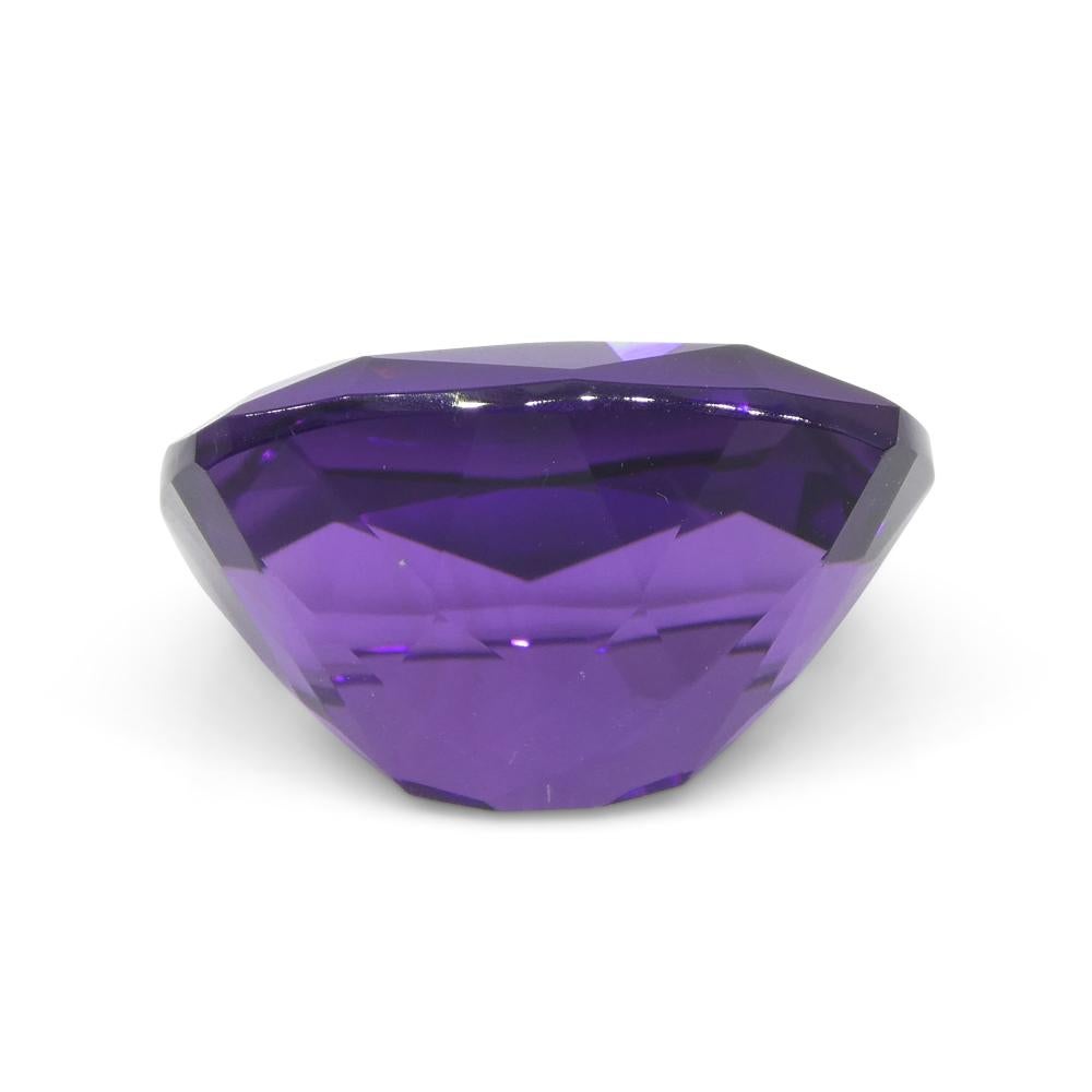 10.11ct Cushion Purple Amethyst from Uruguay For Sale 4