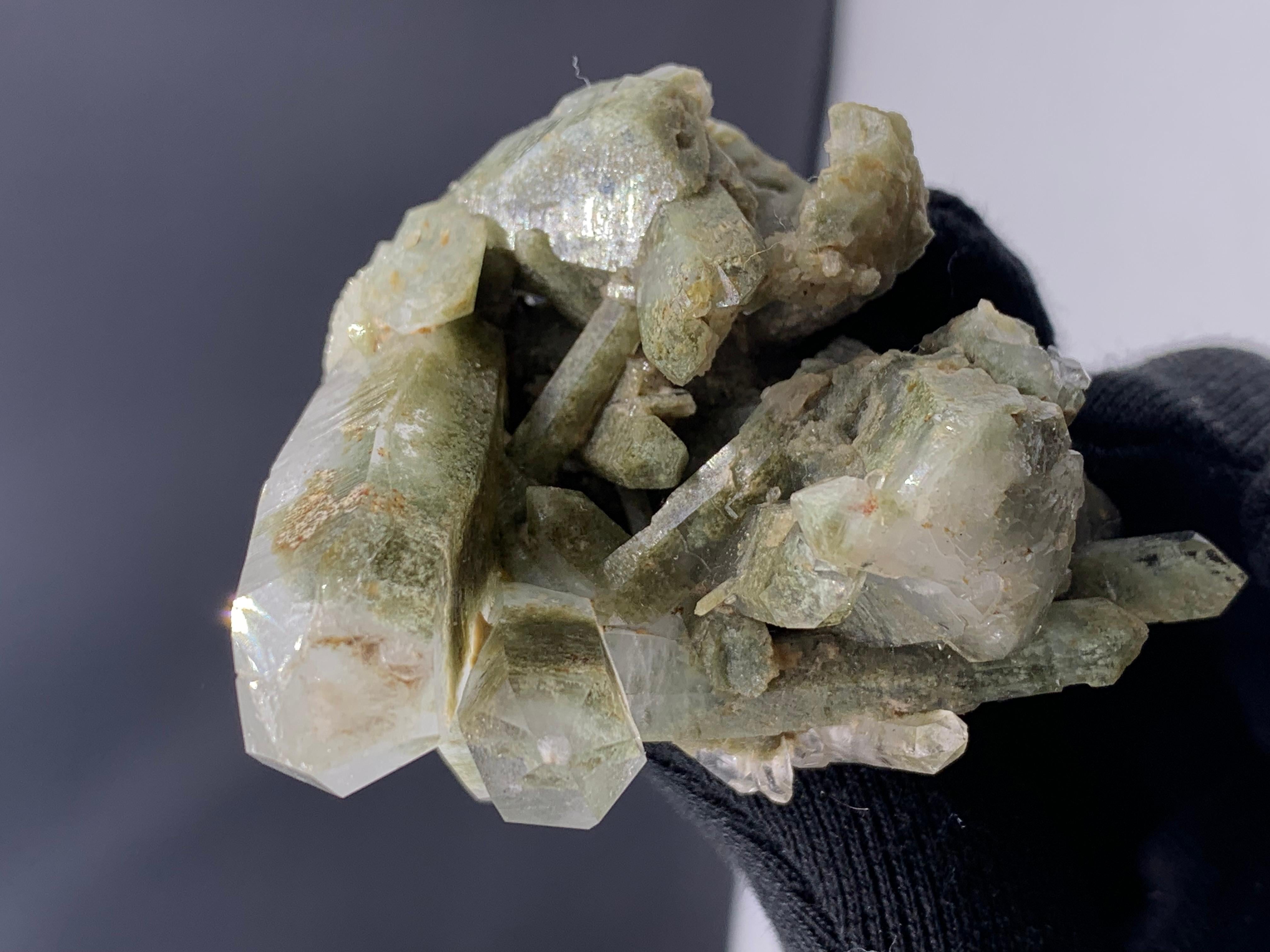 Rock Crystal 101.29 Gram Lovely Quartz Crystals From Skardu, Pakistan  For Sale