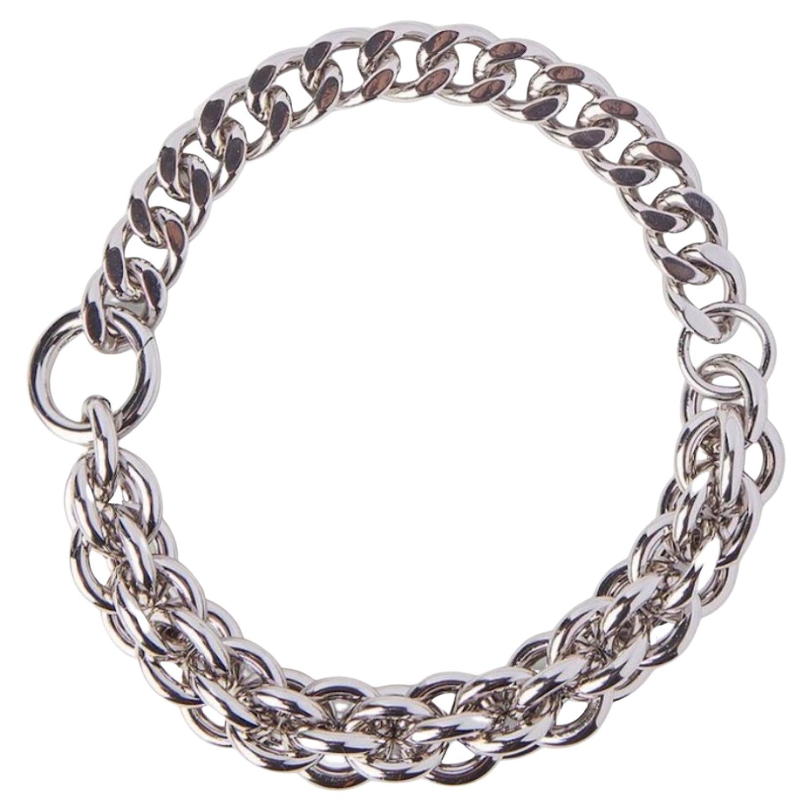 1017 Alyx 9sm Silver Dual Chunky Chain Necklace Silver