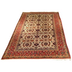 1018 - Beautiful Very Fine Isfahan Carpet, Hand-Knotted