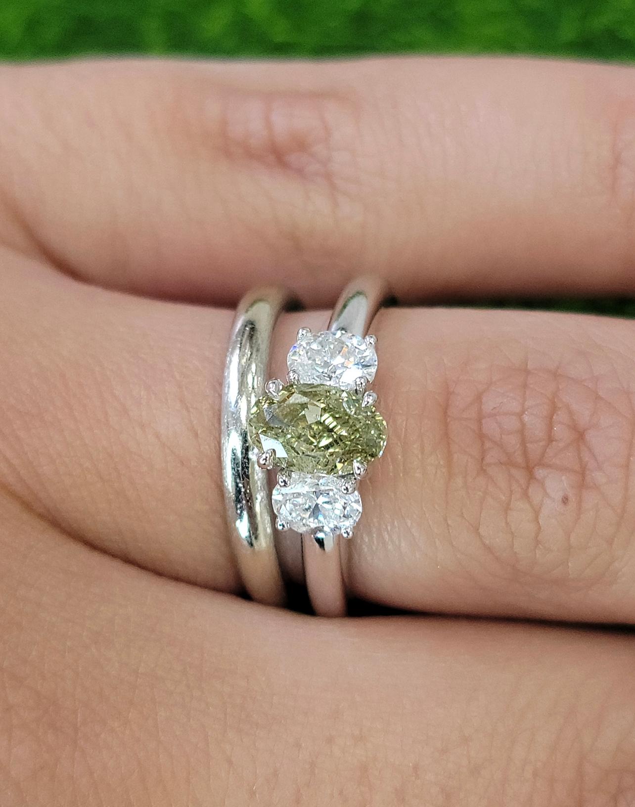 chameleon diamond ring
