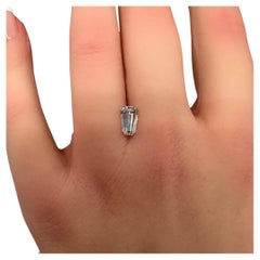 1,01ct D SI1 Eye Clean Diamante Naturale Taglio Scudo - Certificato GIA