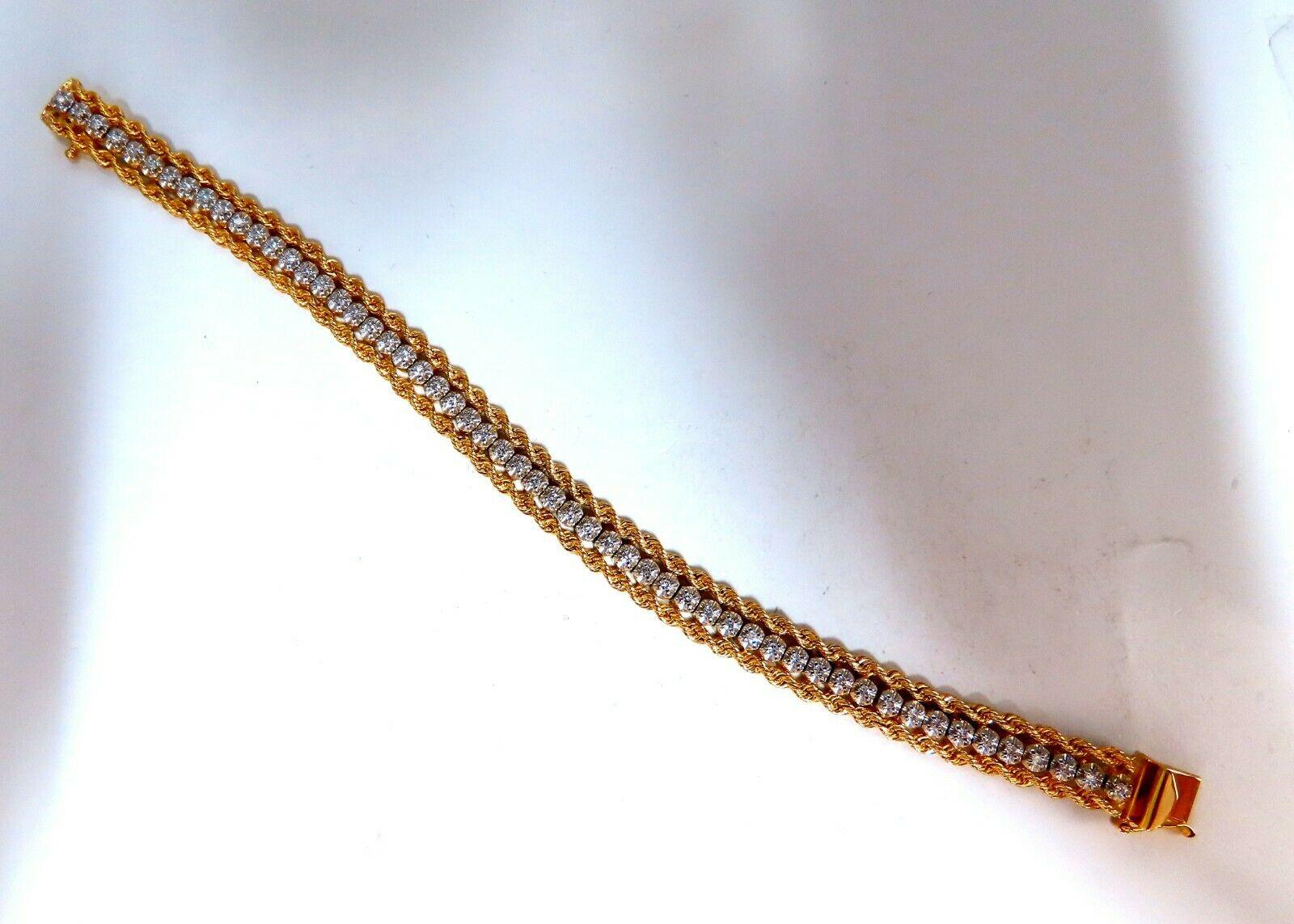 14 karat gold rope necklace