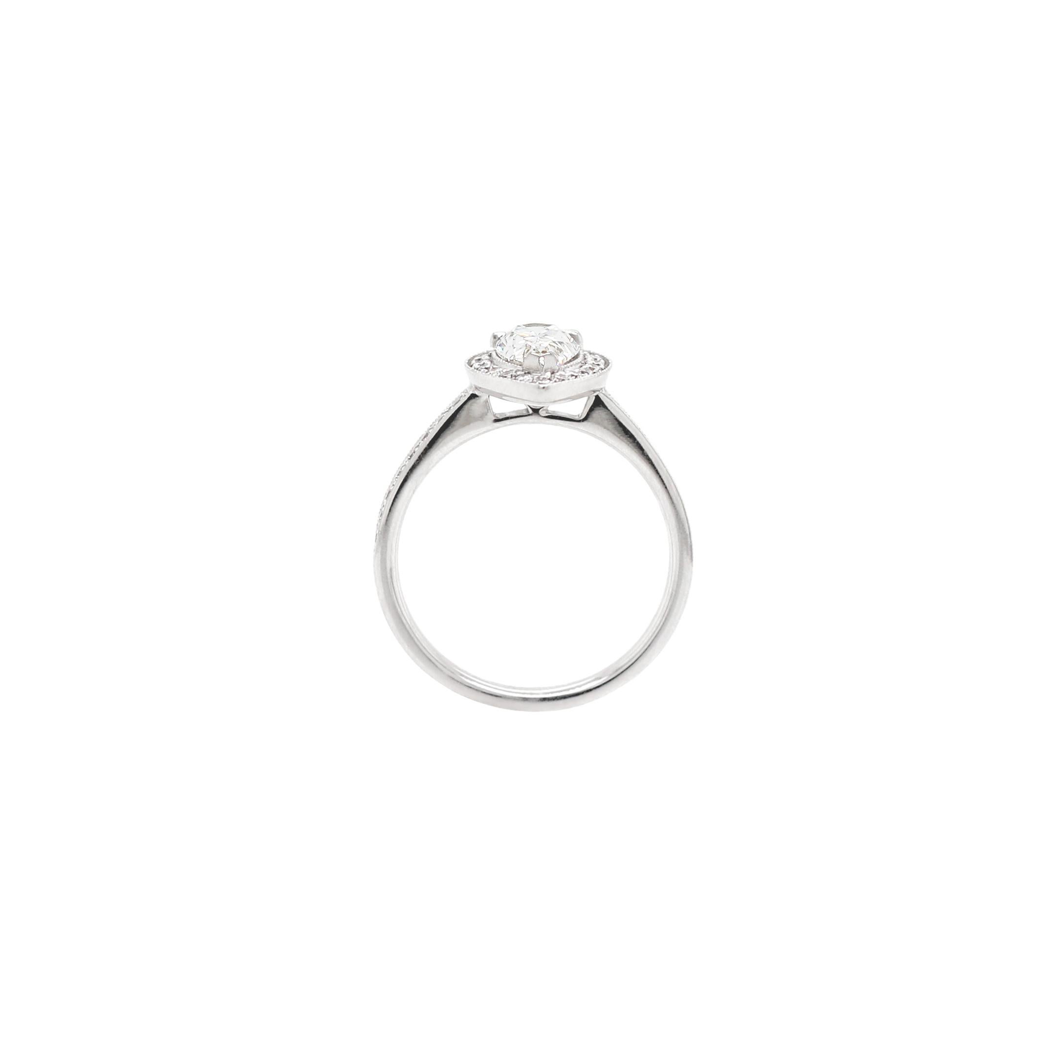 pear shaped diamond ring 1 carat