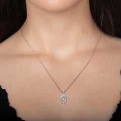 1.01 Carat Marquise Diamond Pendant