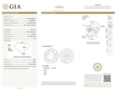 1.01ct Natural Fancy Light Green Diamond Ring GIA Mens Unisex Engagement 18K SI2