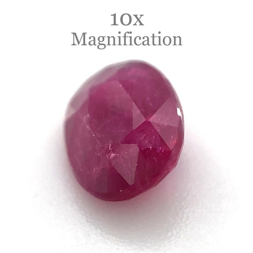1.01ct Oval Red Ruby Unheated For Sale 1