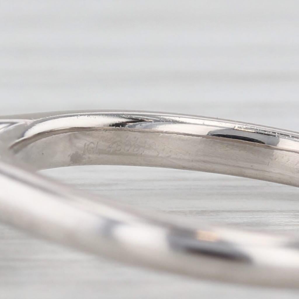 1,01 ct Diamante Brillante Redondo VVS2 Anillo de Compromiso Solitario Platino GIA en venta 4