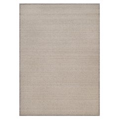 10'1 "x14' Biber Braun Handgeknüpft Modern Buntes Design Natürlicher Wollteppich