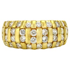 1.02 Carat Diamond Band Ring in 14 Karat Yellow Gold