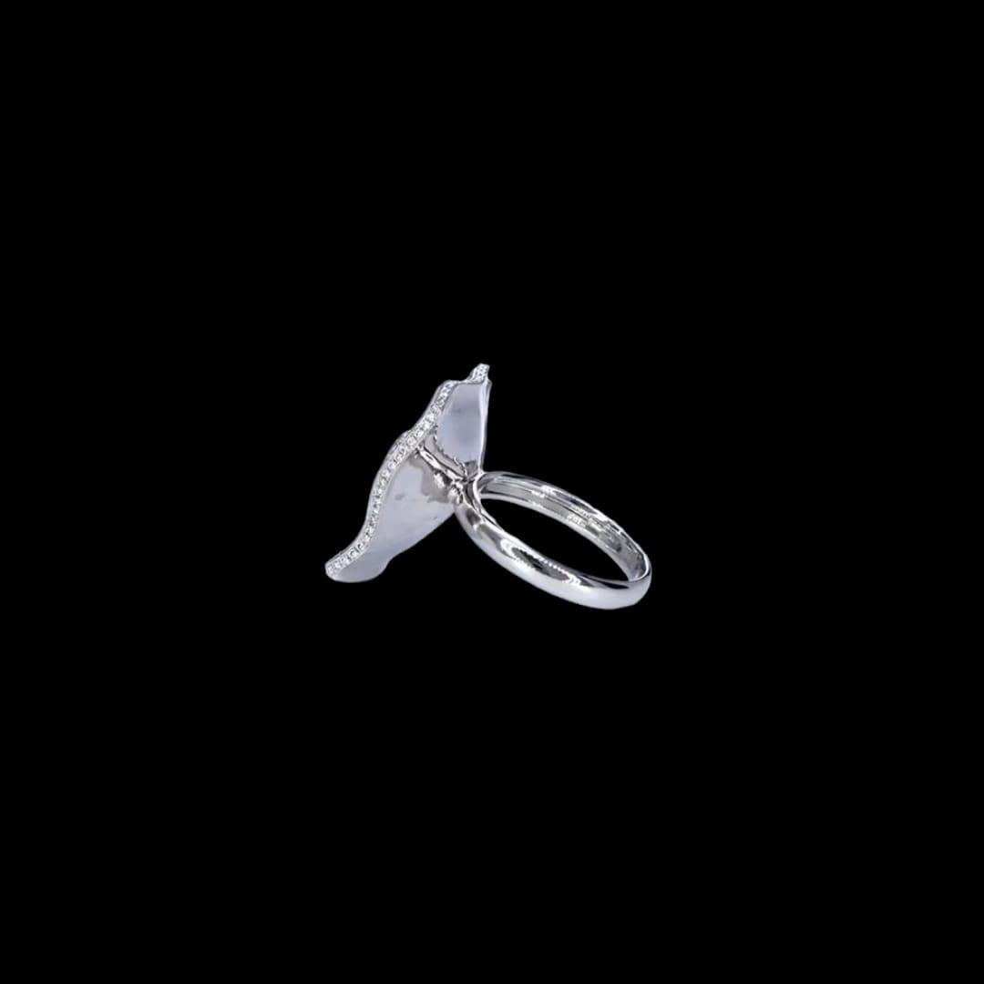 Women's 1.02 Carat Fancy Pink Diamond Ring SI Clarity AGL Certified For Sale