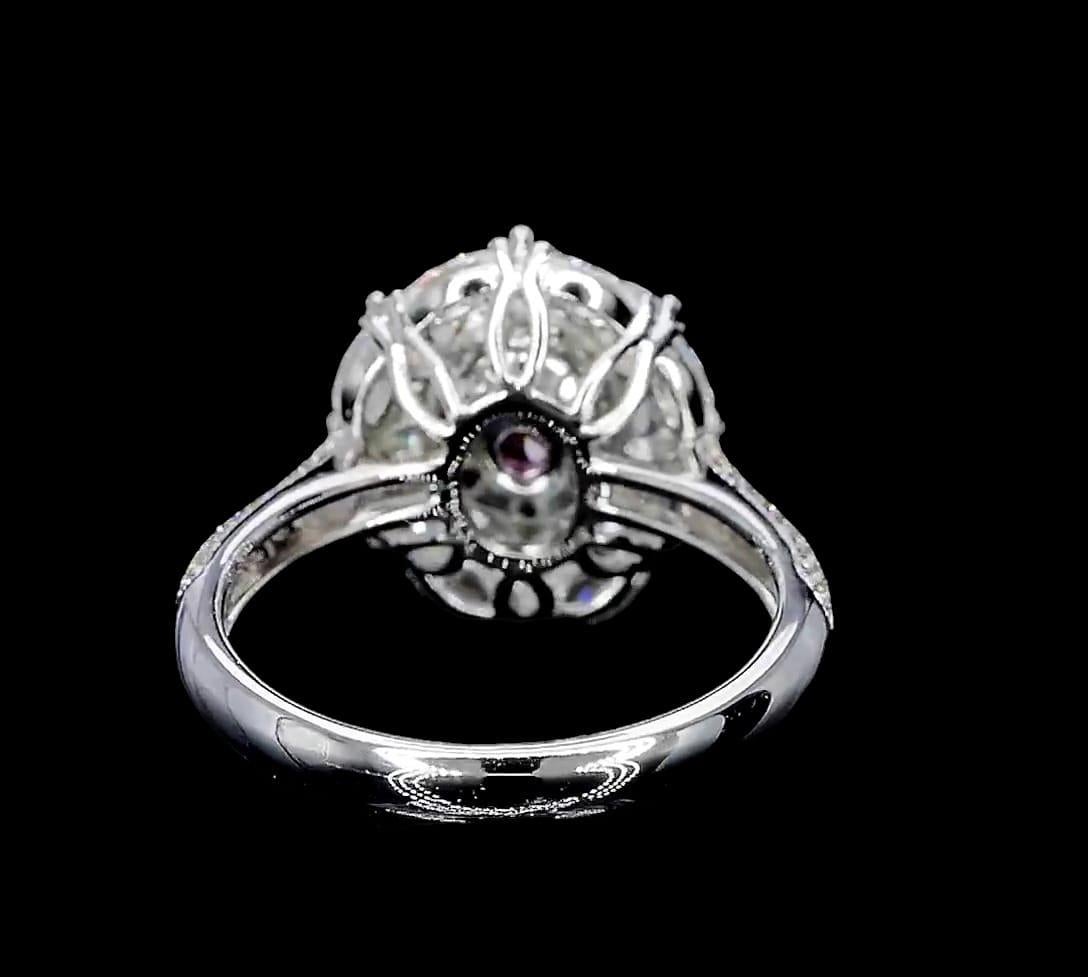 1.02 Carat Fancy Pink Diamond Ring VS Clarity AGL Certified In New Condition In Kowloon, HK