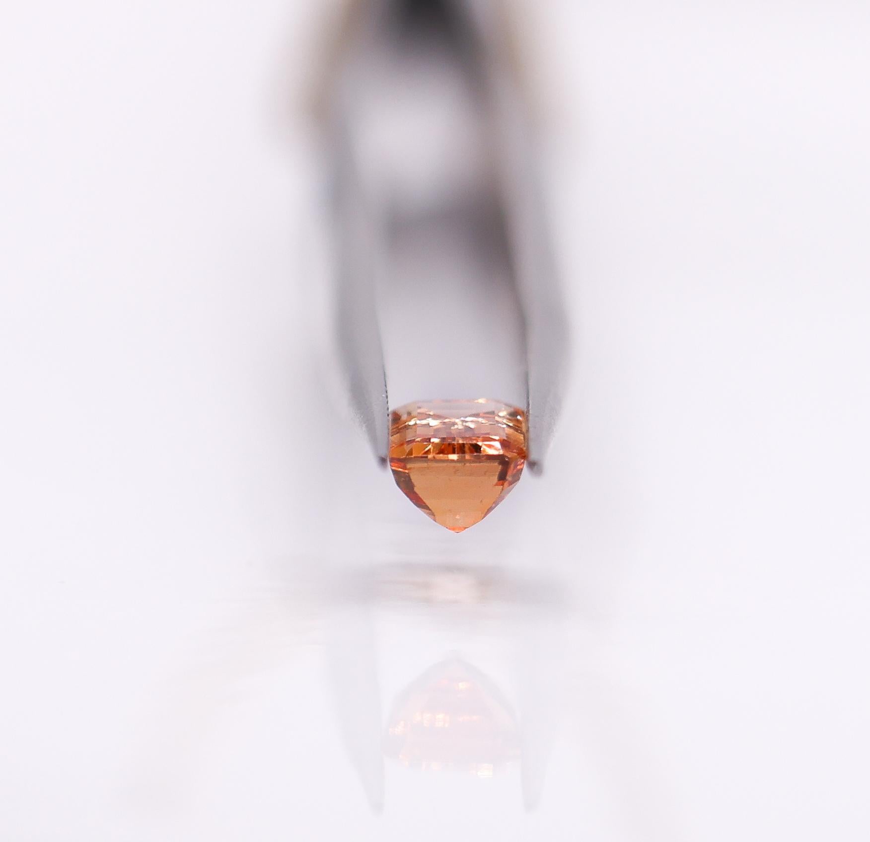 Presenting a 1.02 carat Imperial Topaz gemstone! A valuable addition to to any collection or jewelry piece! 

Specifications

Stone: Imperial Topaz
Shape: Emerald cut
Treatment: Heated
Hardness: 8
Cut: Faceted
Clarity: Eye clean
Number of Pieces: