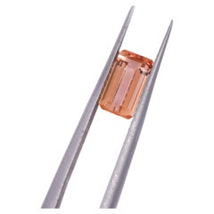 1.02 Carat Imperial Topaz Loose Gemstone EM 7x4mm