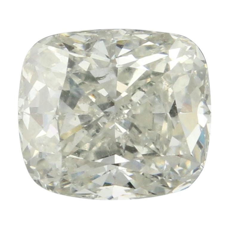 1.02 Carat Loose Diamond, Cushion Cut GIA Graded I1 I Solitaire