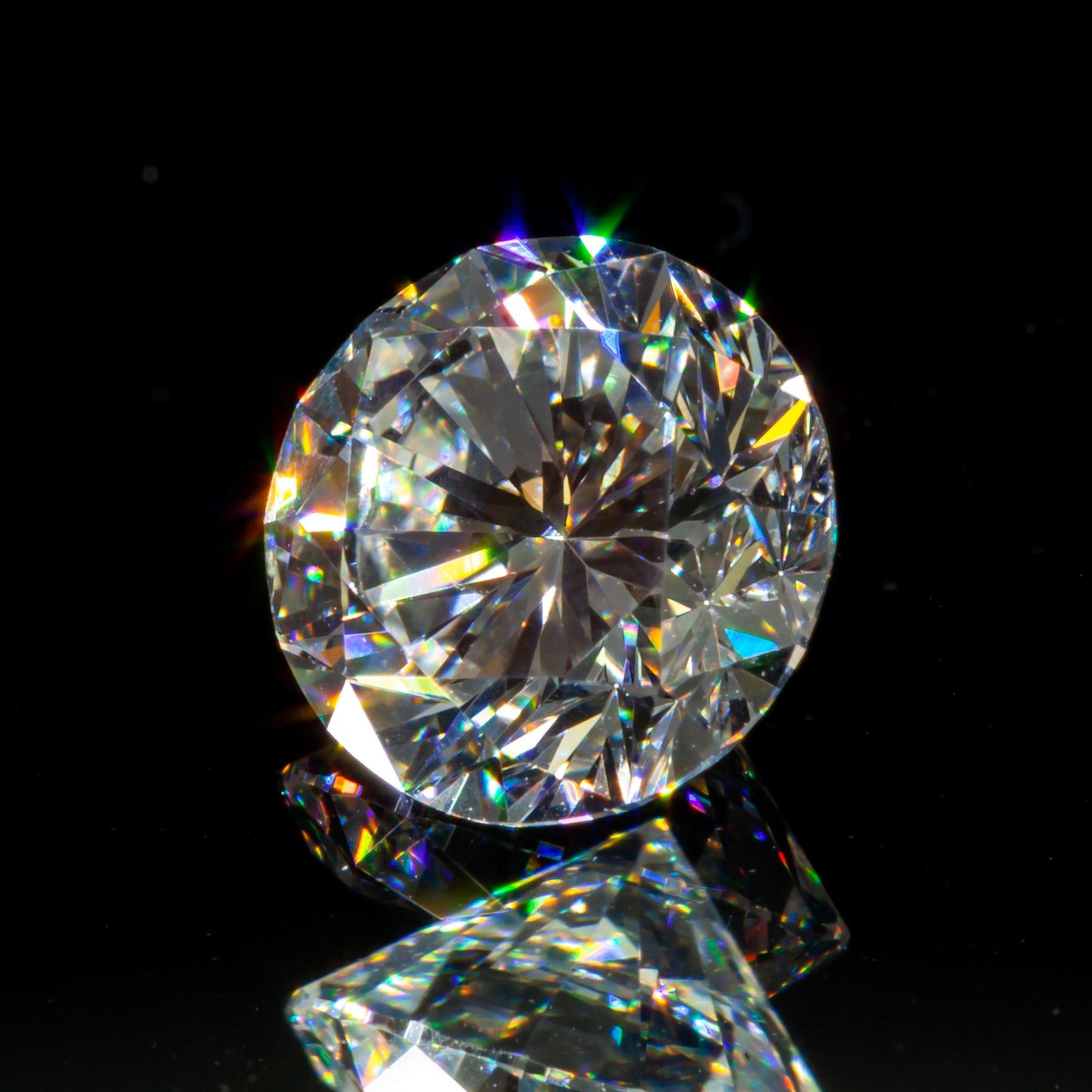 Femenino o masculino 1,02 quilates de diamante suelto talla brillante redondo H / VS1 certificado por el GIA en venta