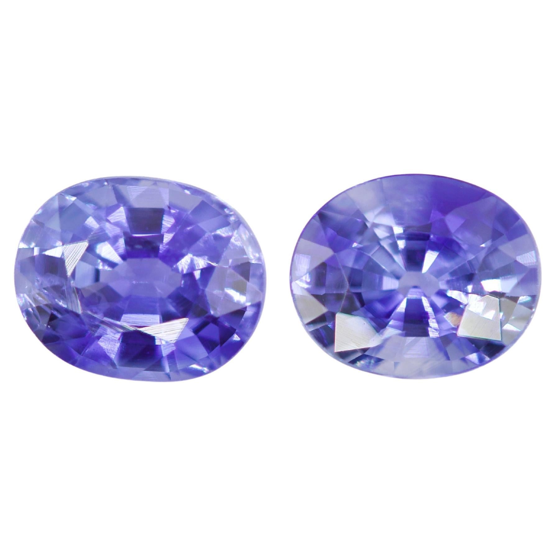 1.41 Carat Natural Blue Sapphires Precious Loose Gemstones, Customisable Jewels For Sale at 1stDibs