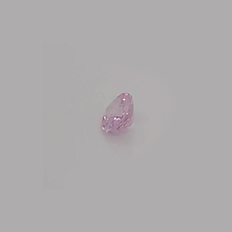 Oval Cut 1.02 Carat Oval Purplish Pink Sapphire GIA Unheated For Sale