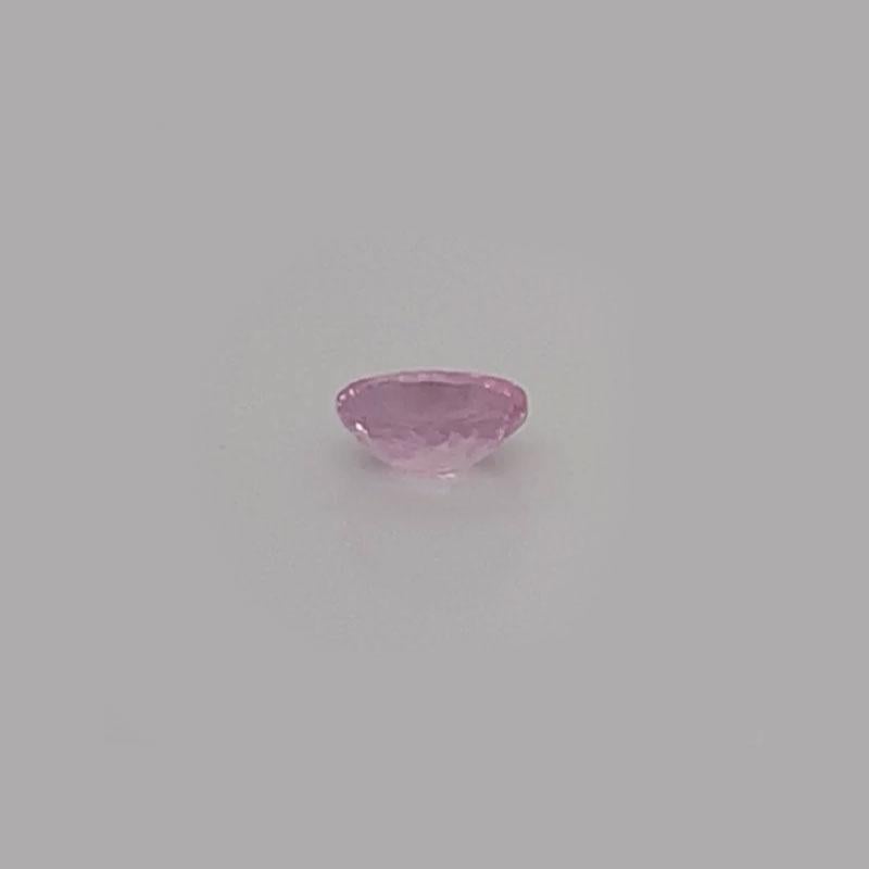 1.02 Carat Oval Purplish Pink Sapphire GIA Unheated In New Condition For Sale In San Francisco, CA