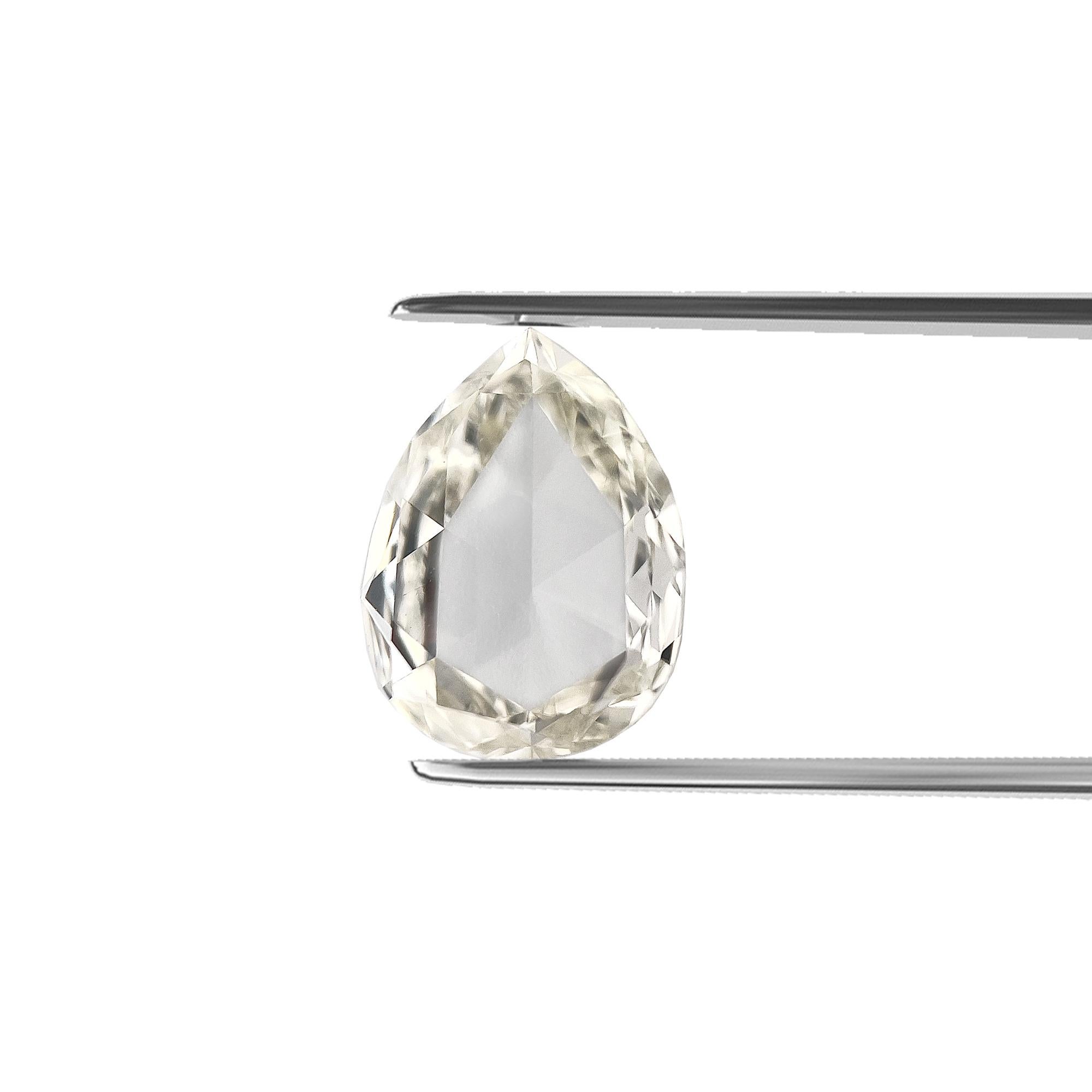 1,02 quilates diamante brillante pera certificado Gia color L claridad Vs2 en Bueno estado para la venta en New York, NY