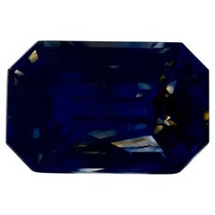 1.02 Ct Blue Sapphire Octagon Cut Loose Gemstone