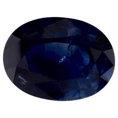 1.02 Ct Blue Sapphire Oval Loose Gemstone