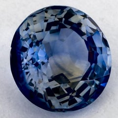 1.02 Ct Blue Sapphire Round Loose Gemstone (pierre précieuse en vrac)