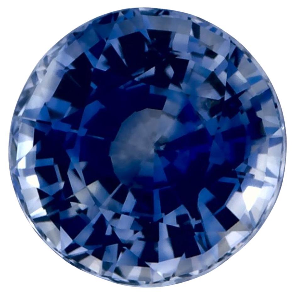 1.02 ct Zafiro Azul Redondo Gema Suelta