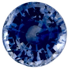 1.02 ct Zafiro Azul Redondo Gema Suelta