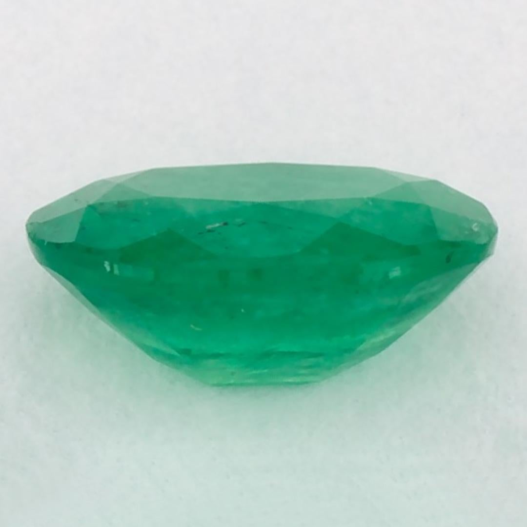1.02 Karat Smaragd Oval Loser Edelstein im Zustand „Neu“ im Angebot in Fort Lee, NJ