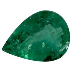 1.02 Ct Emerald Pear Loose Gemstone