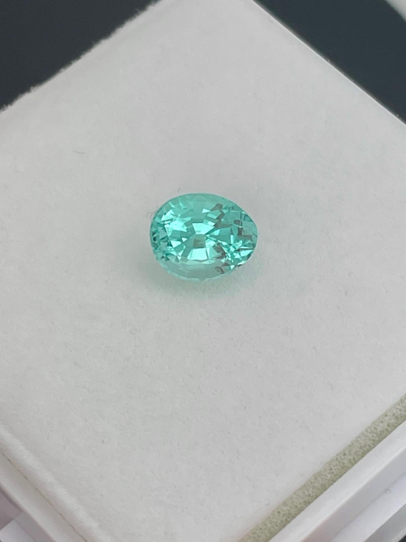 1,02 Karat GIA-Zertifikat kein Öl Smaragd Russland Neonfarbe Auge saubere Klarheit im Angebot 5