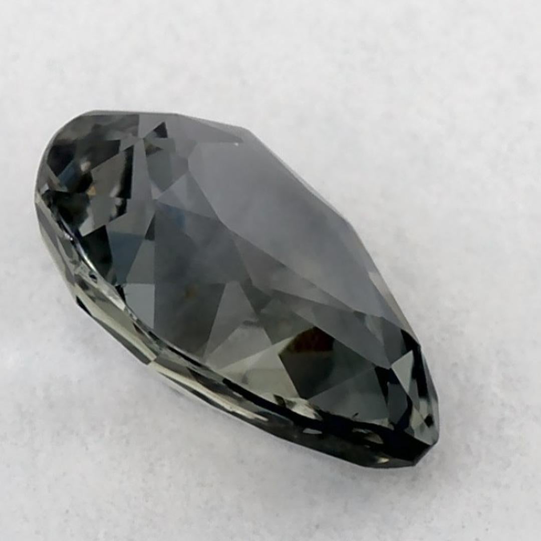 1.02 Ct Green Sapphire Pear Loose Gemstone (pierre précieuse en vrac) en vente 1