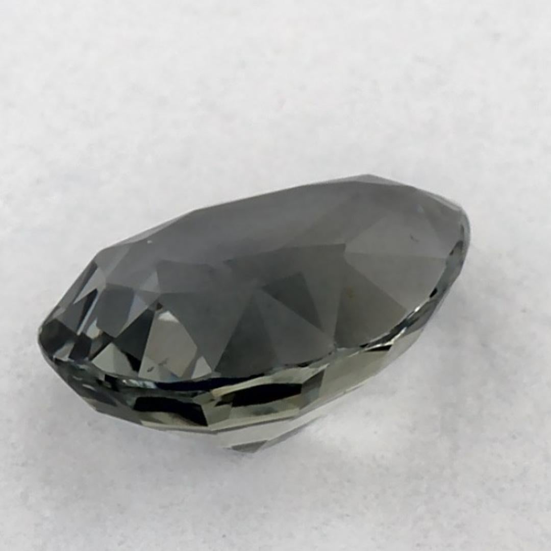 1.02 Ct Green Sapphire Pear Loose Gemstone (pierre précieuse en vrac) en vente 3