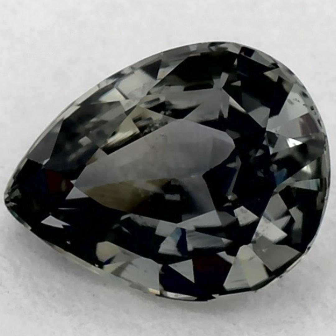 1.02 Ct Green Sapphire Pear Loose Gemstone (pierre précieuse en vrac)