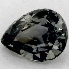 1.02 Ct Green Sapphire Pear Loose Gemstone