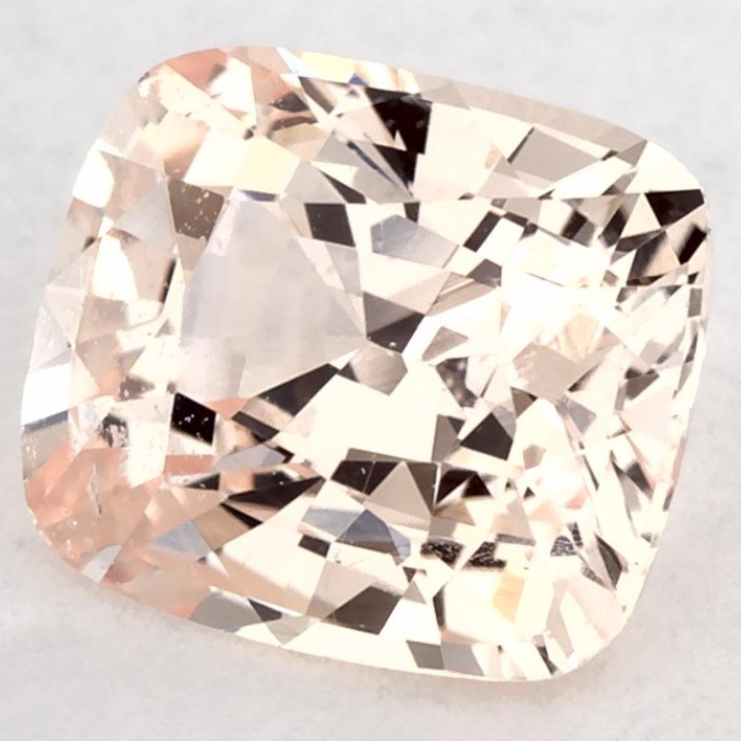Taille coussin 1.02 Ct Pink Sapphire Cushion Loose Gemstone (pierre précieuse en vrac) en vente