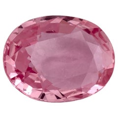 1.02 Ct Pink Sapphire Oval Loose Gemstone