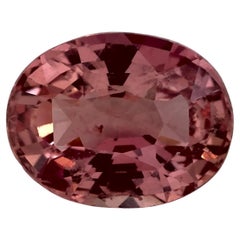 1.02 Ct Pink Sapphire Oval Loose Gemstone