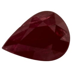 1.02 Ct Ruby Pear Loose Gemstone