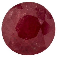 1.02 Ct Ruby Round Loose Gemstone