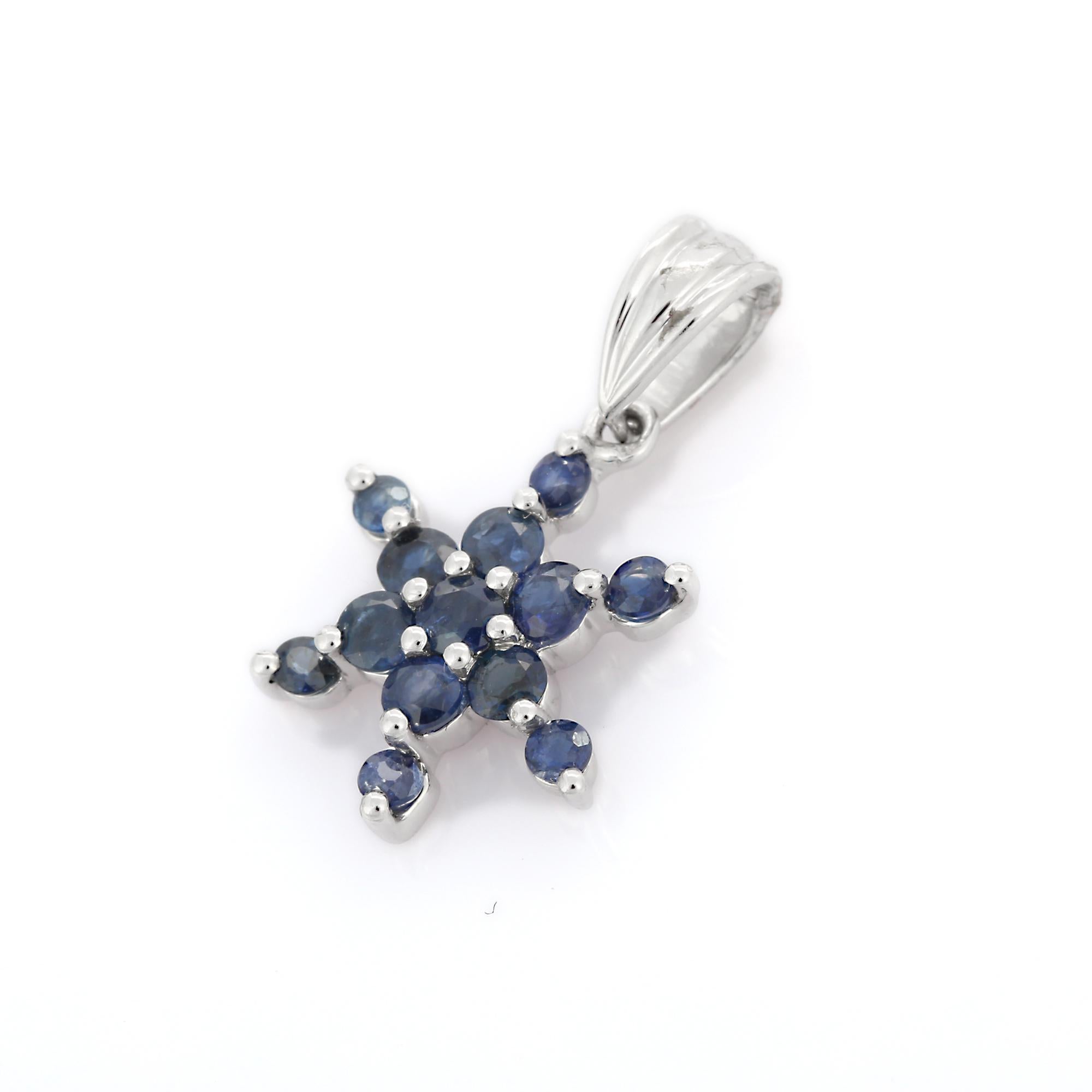 pandora blue sapphire necklace