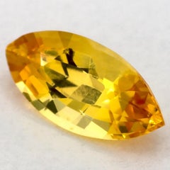 1.02 Ct Yellow Sapphire Marquise Loose Gemstone